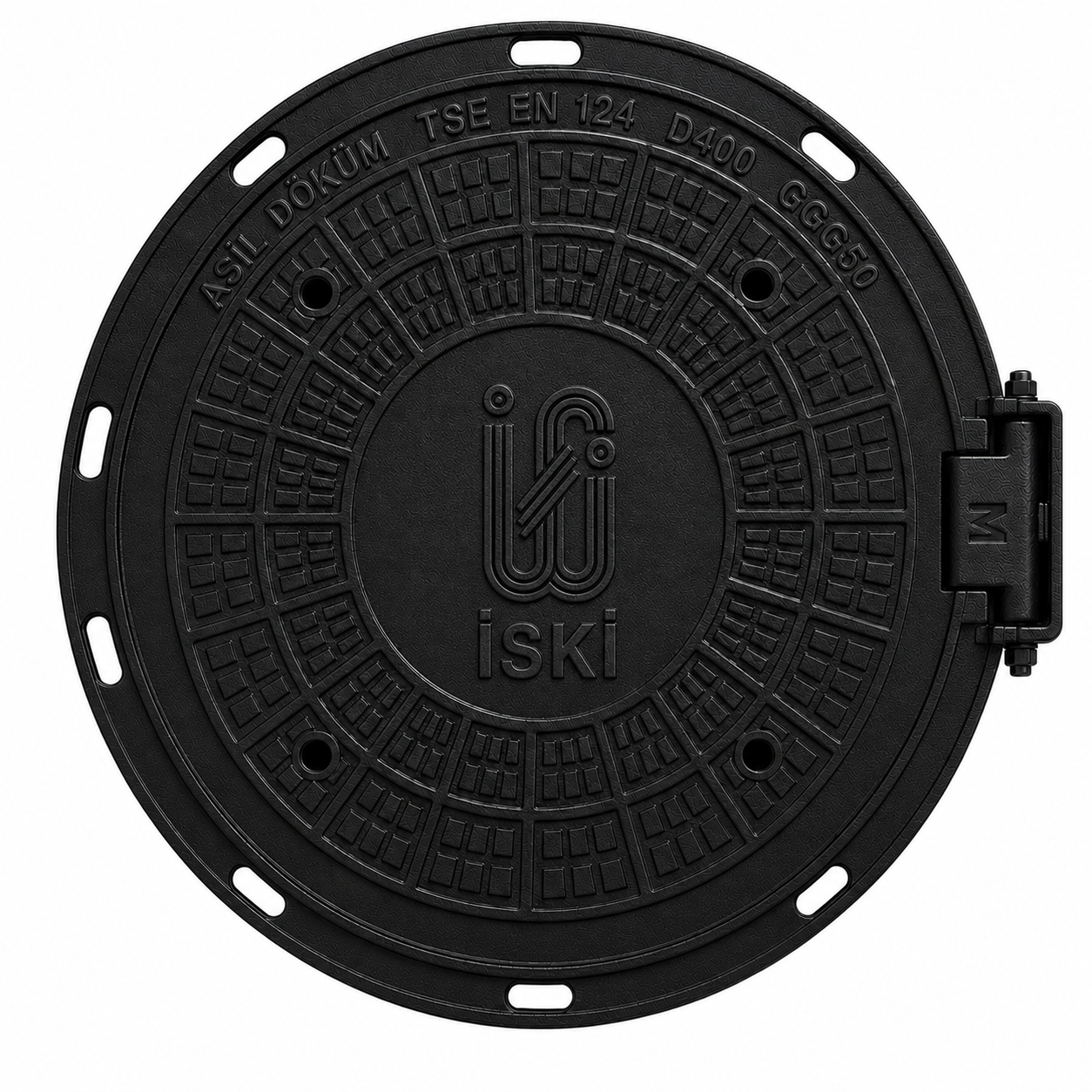 Yuvarlak Rögar Kapağı D400 (88 kg)
