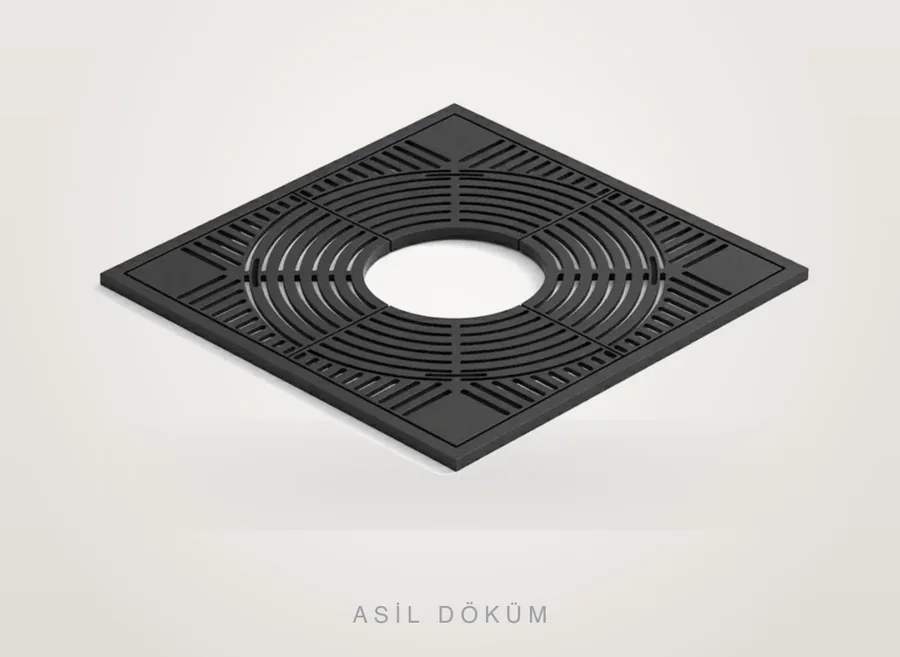 1800x1800x45 mm Döküm Ağaç Dibi Izgarası