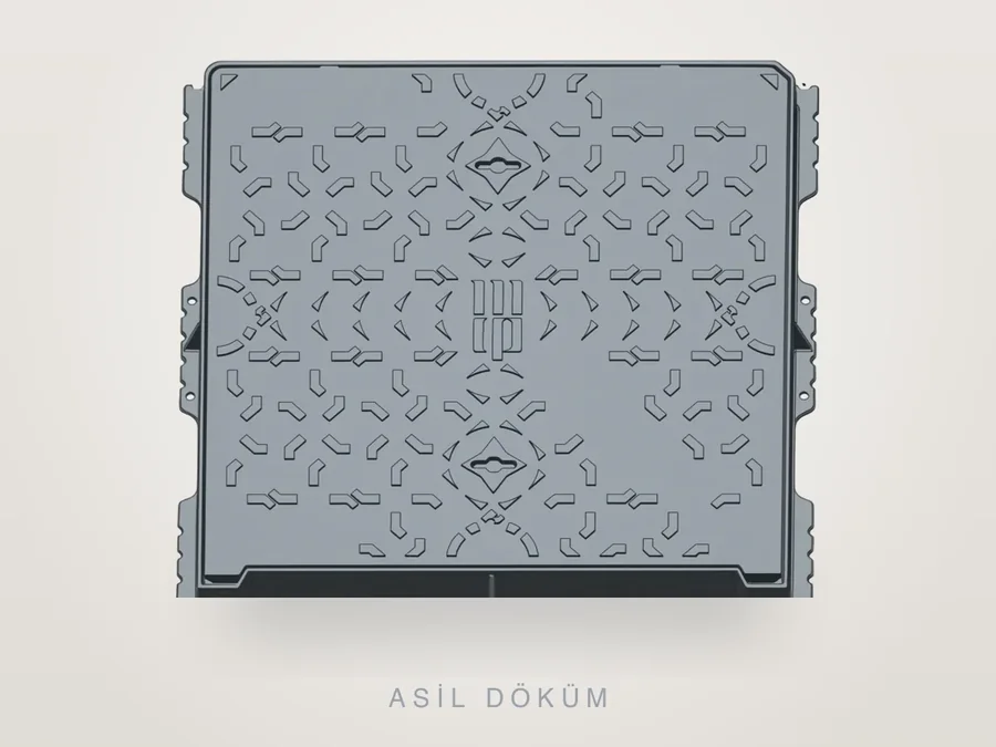 60×60 cm Kare Döküm Rögar Kapağı (D400)