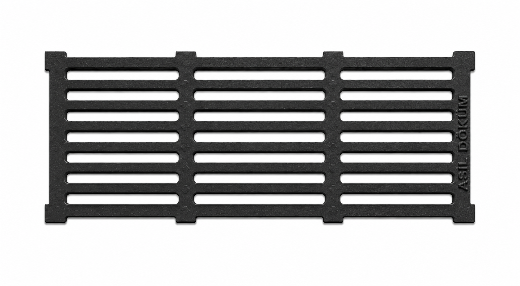 1000×500×45 mm Cast Iron Channel Grating (D400)