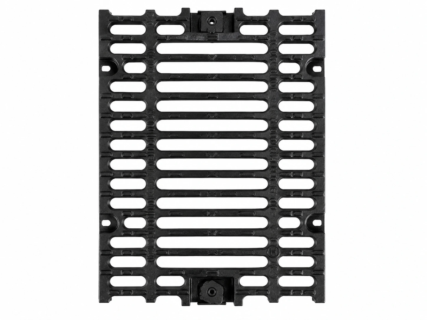 400×500×30 mm Locking Cast Iron Channel Grating (D400)