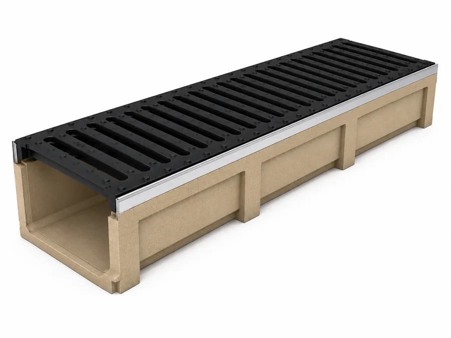 300x1000x125 mm Polymer Drainage Channel