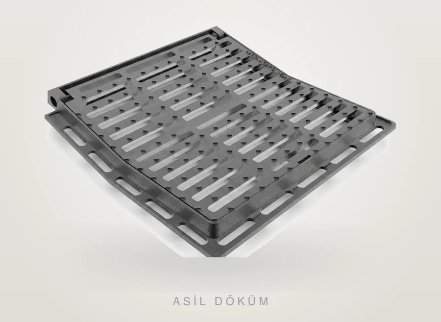 460x460x35 mm Döküm Çerçeveli Yağmur Suyu Izgarası