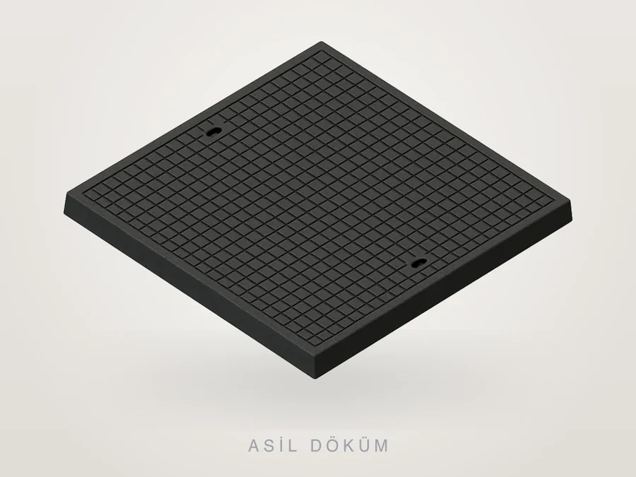 80×80 cm Kare Döküm Rögar Kapağı (C250)