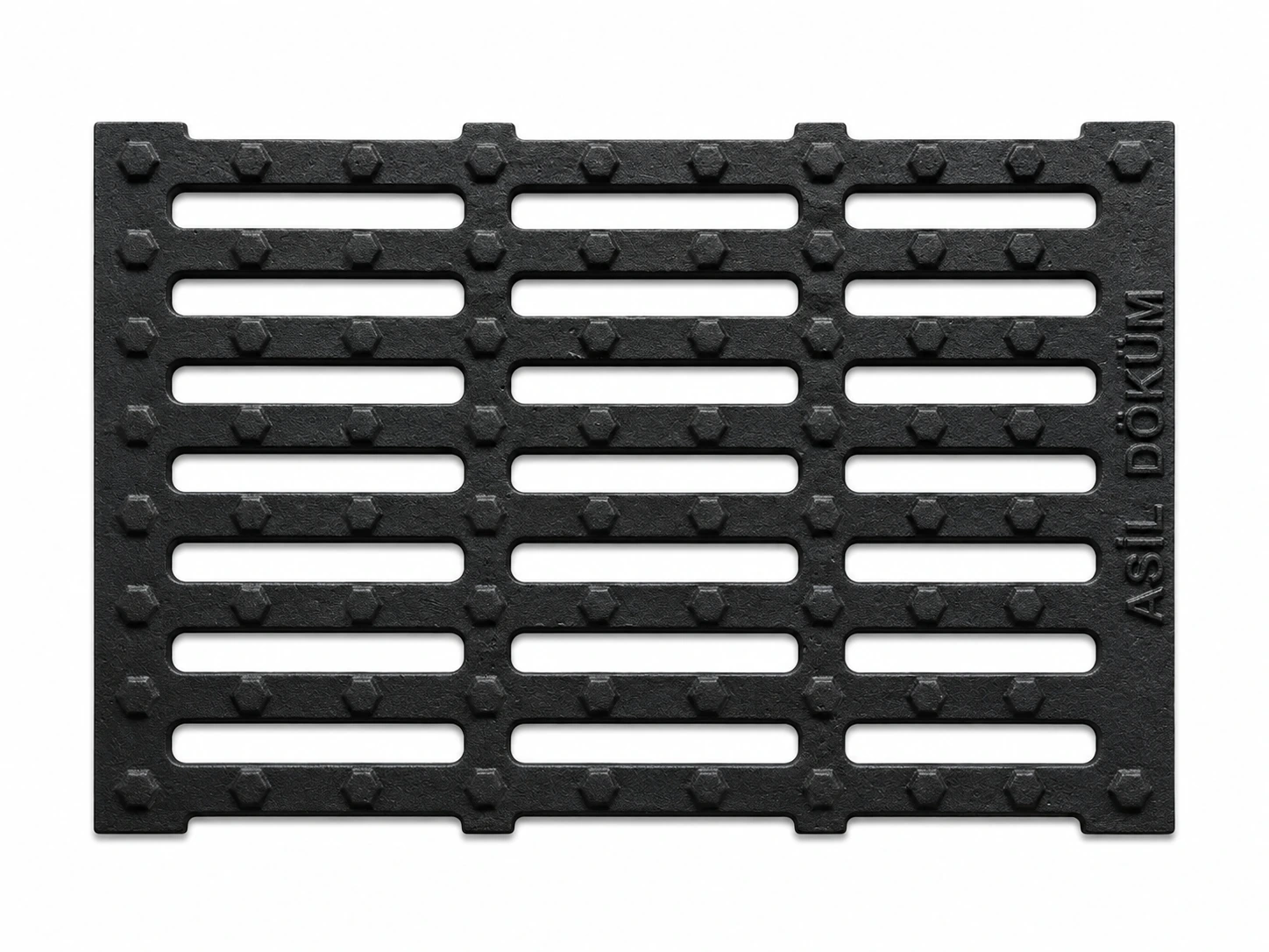 800×500×45 mm Cast Iron Channel Grating (D400)