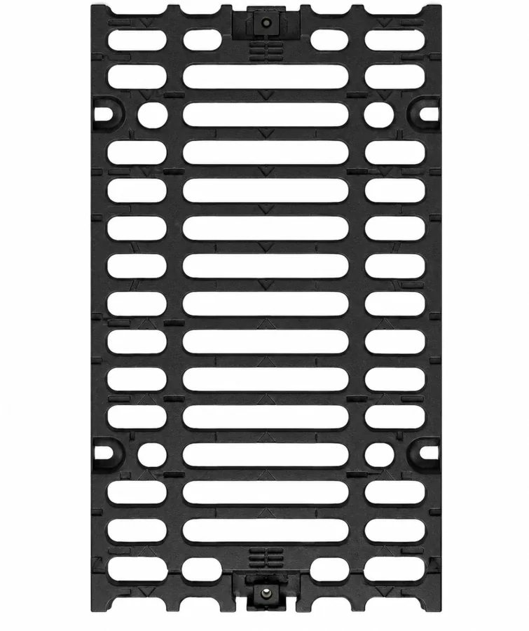 300×500×30 mm Locking Cast Iron Channel Grating (D400)