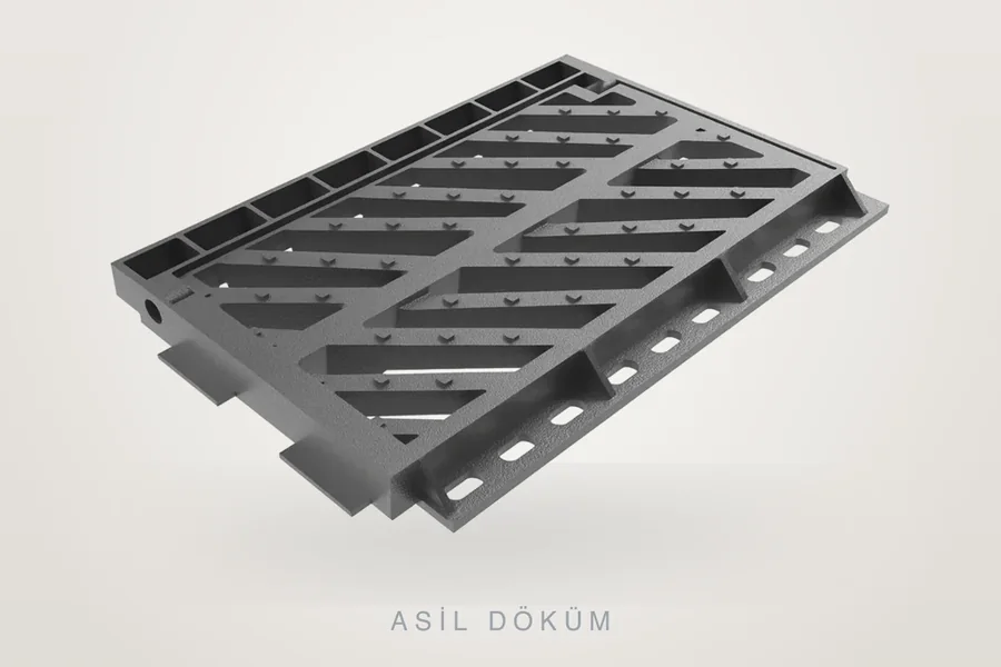 625x400x40 mm Döküm Çerçeveli Yağmur Suyu Izgarası