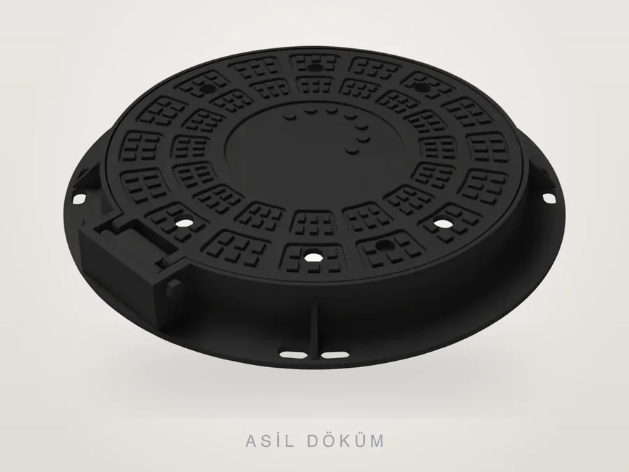 Yuvarlak Rögar Kapağı D400 (65 kg)